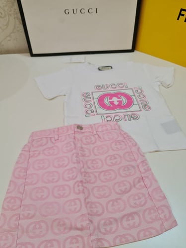 تيور بناتي ناعم وأنيق من قطعتين