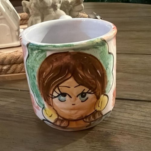 كوب سيرامياك برسومات يدويه جميلة