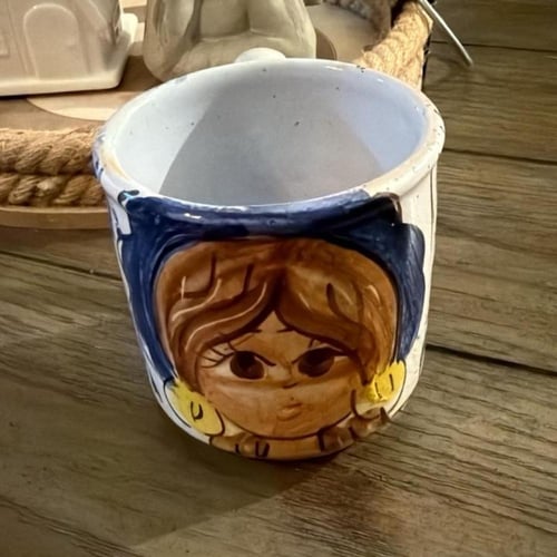 كوب سيرامياك برسومات يدويه جميلة