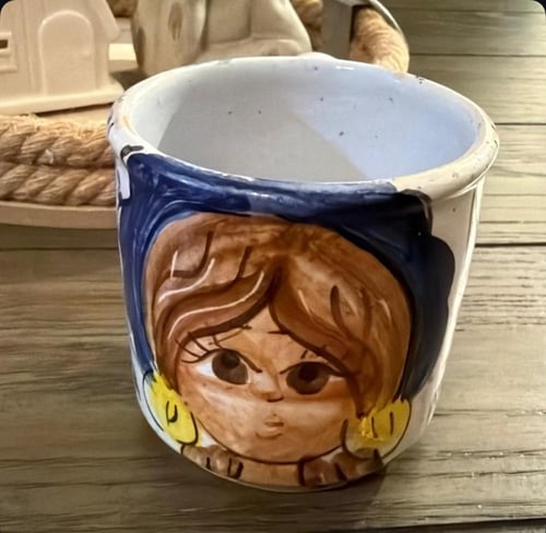 كوب سيرامياك برسومات يدويه جميلة