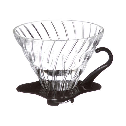 قمع تقطير V60 زجاجي فاخر مقاس 02