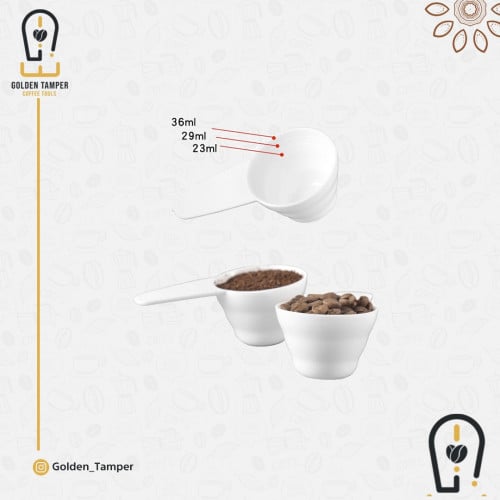 ملعقة بلاستيك معياريه للقهوة
