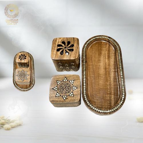 طقم مبخرة + صندوق نقش اسلامي 2