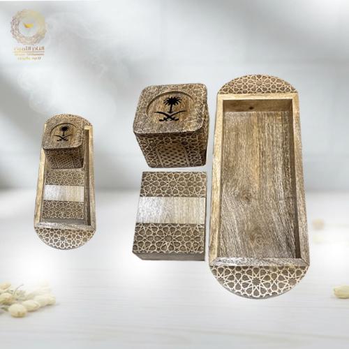 طقم مبخرة + صندوق نقش اسلامي