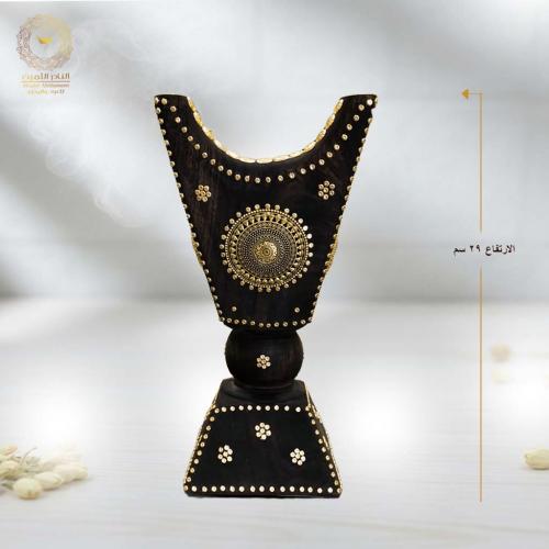 مبخرة حائلية ملكية دائري لون بني محروق
