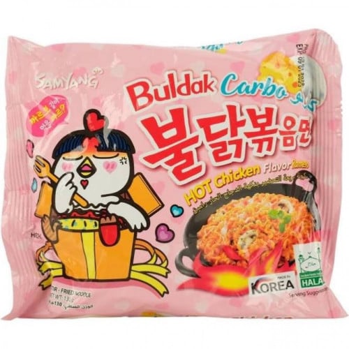 رامن الكاربونارا بنكهة الدجاج الحار