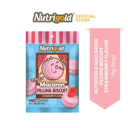 مكرون بنكهة الفراولة 75g