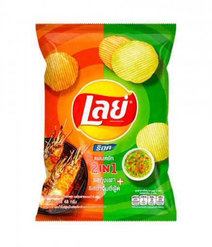ليز بنكهة الربيان والبصل ( تايلندي ) 46g