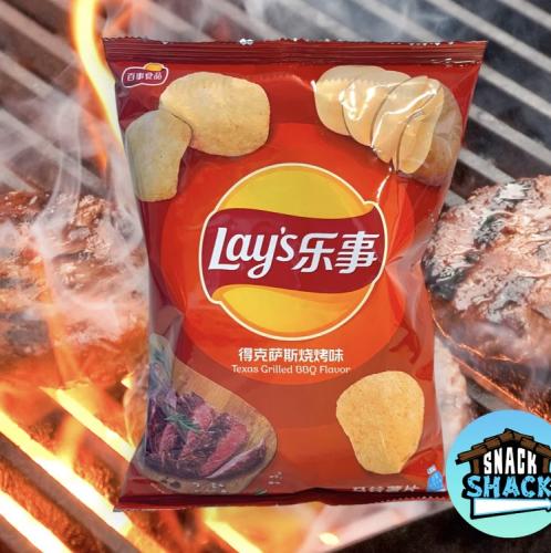 شيبس ليز بنكهة الشواء مستورد من الصين 70g