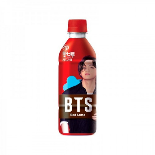 قهوه BTS بنكهة رد لاتيه ( شخصيه عشوائيه ، عبوه واح...