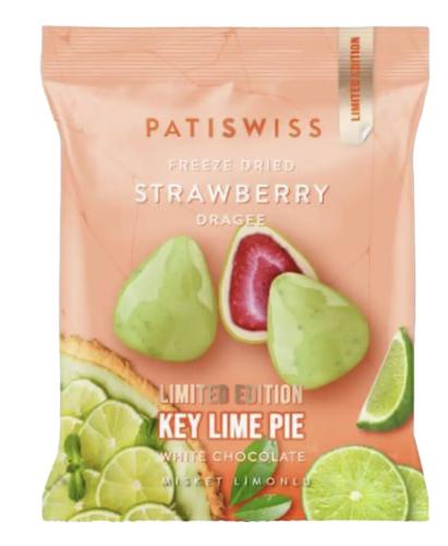 فراولة باتيسويس بالشوكلاته البيضا وفتات الليمون