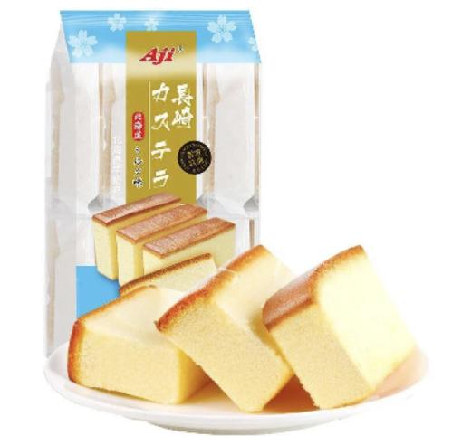 كيك الياباني بالحليب يحتوي على 10 قطع مغلفه بالحبة...