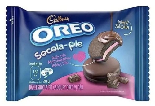 اوريو بطبقات من المارشميلو والكيك مغلف بالشوكولاته...