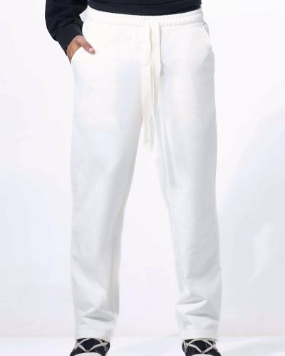 Straight Off White Pant