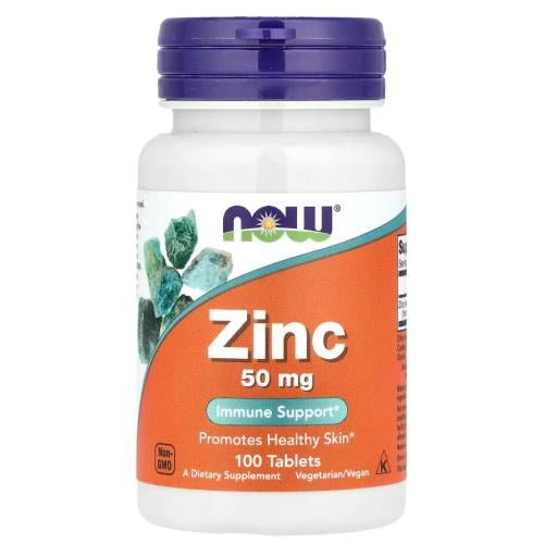 ناو فودز زنك 50 مجم 100 قرص