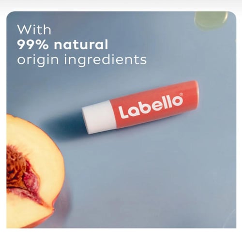 لابيلو مرطب للعناية بالشفاه بالخوخ