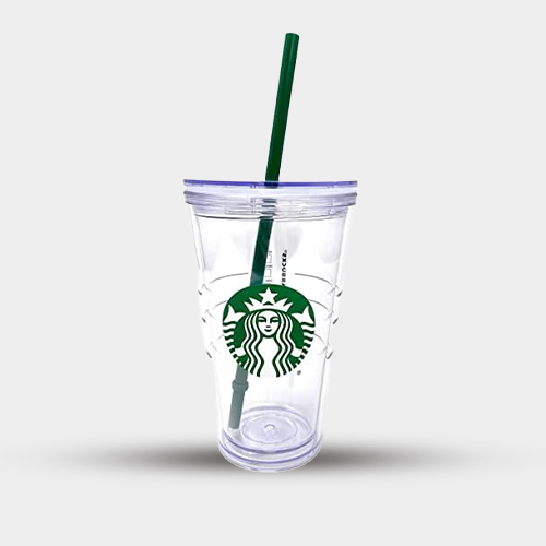 كوب ستاربكس شفاف 16 اوقية 450 جرام