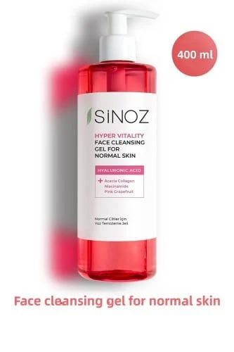 Sinoz جل تنظيف الوجه للبشرة العادية 400 مل