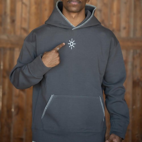 "UNISEX GREY HOODIE "Oversize