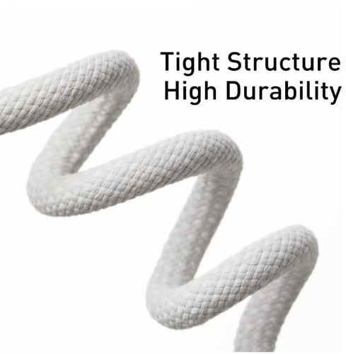 بكج ثلاث كيابل تايب سي قماش 2 متر تدعم الشحن السري...