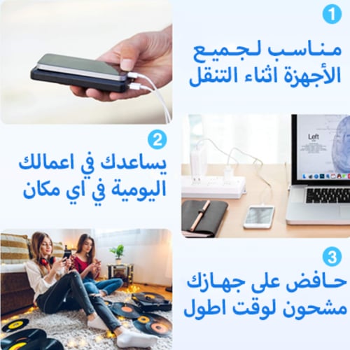 عرض سلك شاحن ايفون PD تايب سي 2 متر قماش مقاوم للق...