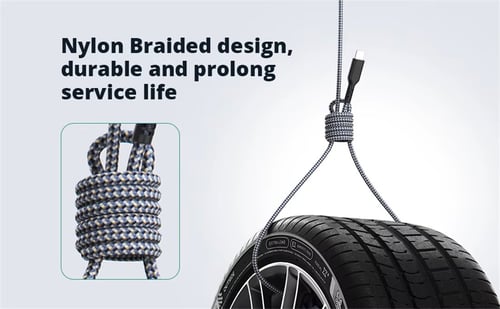 سلك شاحن تايب سي 1 متر ايفون 17 يدعم 100 واط