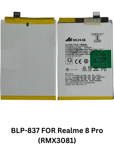 BLP-837 FOR Realme 8 Pro (RMX3081) BATTERY M.H.Q
