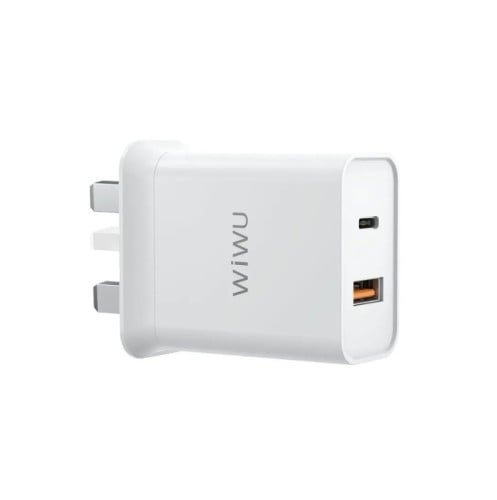 WIWU - شاحن جداري منفذ PD + USB م/ RY-20UKماركة وي...