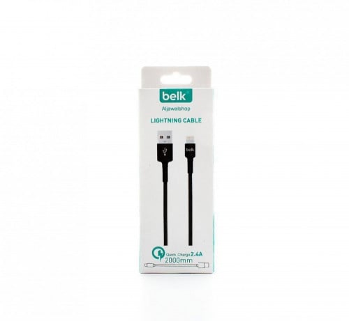 كيبل شحن ايفون قماش من بيلك - USB