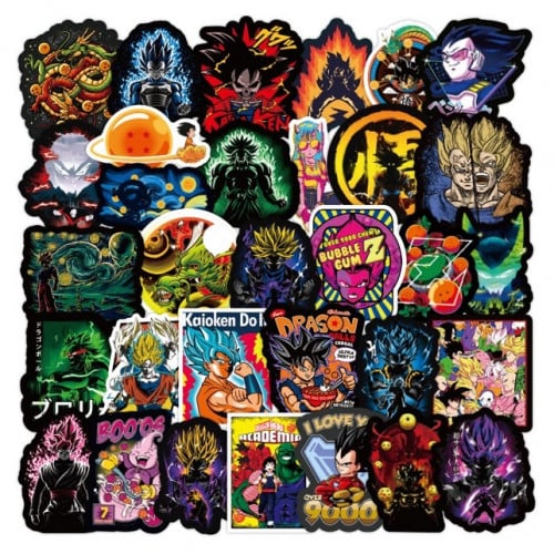 ستيكرات شخصيات أنمي دراجون بول 90 قطعة