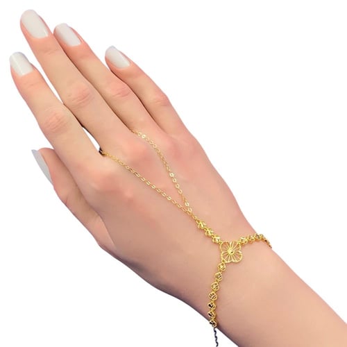 كف ذهب عيار 21 الوزن 4.13 جرام