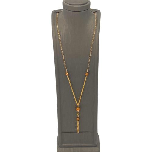 سبحه ذهب هنديه عيار 21 الوزن 3.92 جرام