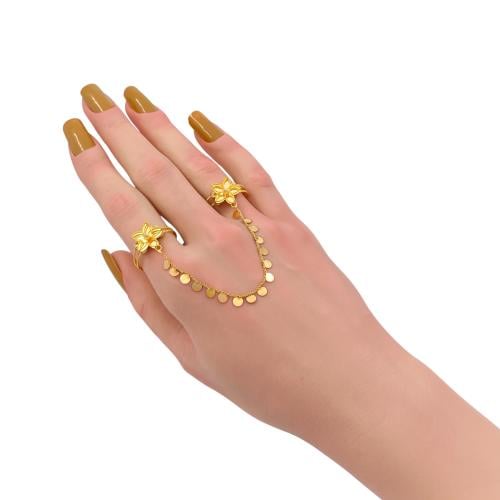 كف ذهب عيار 21 الوزن 4.44 جرام