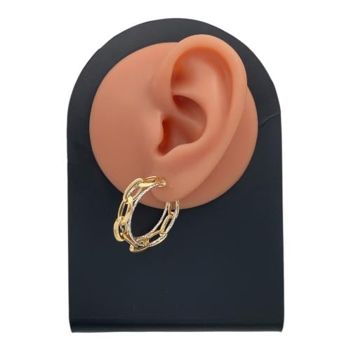 حلق ذهب عيار 18 الوزن 5.97 جرام