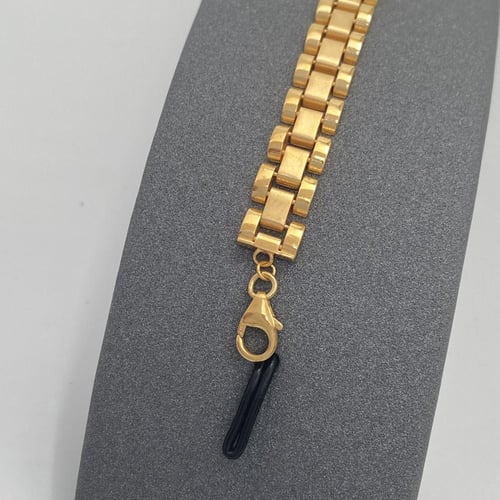 اسواره ذهب عيار 21 وزن 10.15 جم تصميم رولكس فاخر