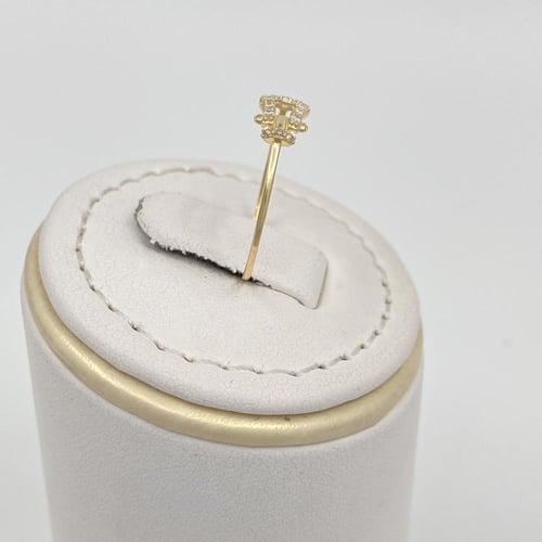 خاتم ذهب عيار 18 الوزن 0.48 جرام