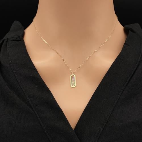 عقد ذهب عيار 18 الوزن 1.15 جرام