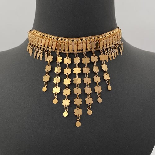 خناق ذهب عيار 21 الوزن 17.7 جرام