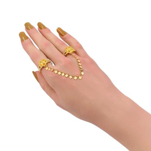 كف ذهب عيار 21 الوزن 5.30 جرام