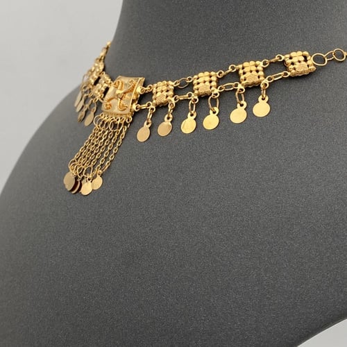 خناق ذهب عيار 21 الوزن 9.60 جرام