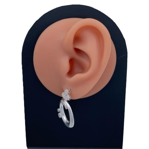 حلق ذهب عيار 18 الوزن 6.62 جرام