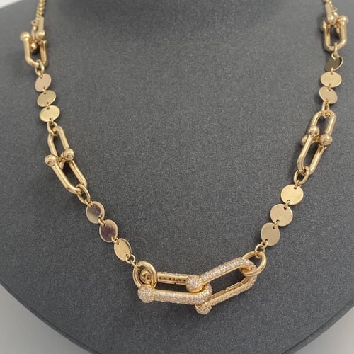 عقد ذهب عيار 18 الوزن 12.05 جرام