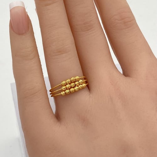 إسوارة وخاتم ذهب دوريكا عيار 21 وزن 10.4 جم لمسة أ...