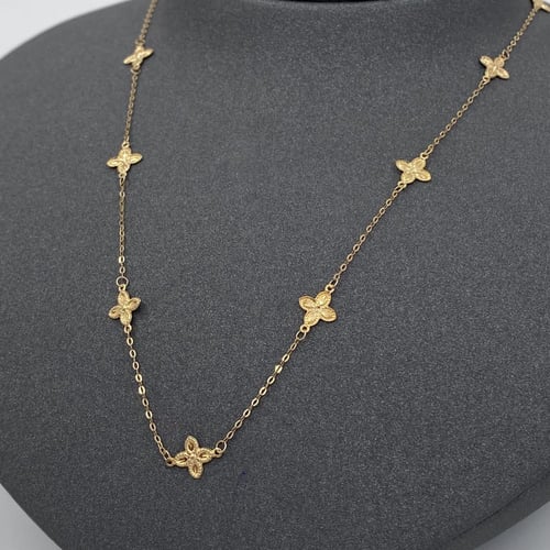 عقد ذهب عيار 18 الوزن 1.11 جرام