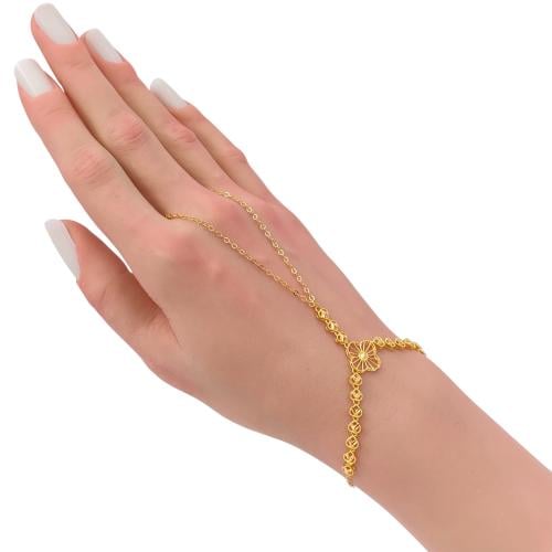 كف ذهب عيار 21 الوزن 4.13 جرام