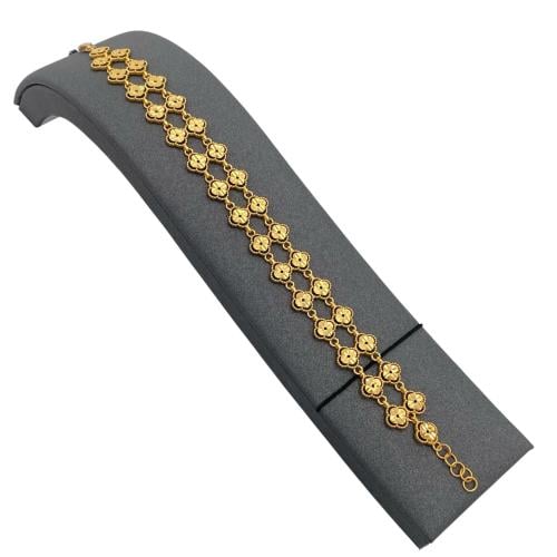 سوارة الباولا 2 دور ذهب عيار 21 وزن 10.15 جم تخطف...