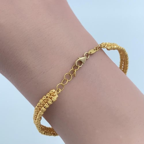 اسواره ذهب عيار 18 الوزن 15.57 جرام