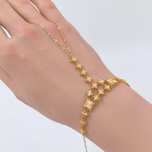 كف ذهب عيار 21 الوزن 4.14 جرام