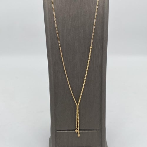 سبحة ذهب عيار 18 تعكس جمالك الداخلي الوزن 4.6 جرام