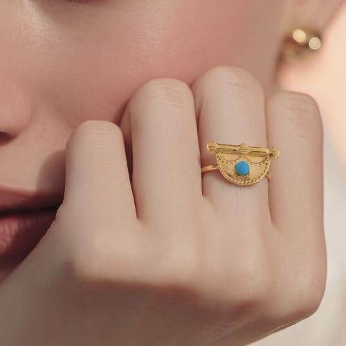 خاتم ذهب عيار 21